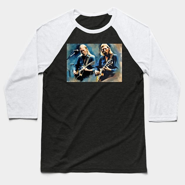 Allman Brothers Baseball T-Shirt by IconsPopArt